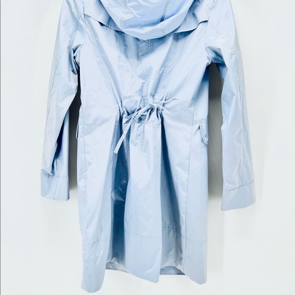 COLE HAAN Signature Coat in ice blue. Never worn. Size S/P, buttons & zipper. - Picture 2 of 2